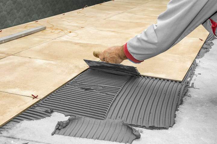 Pose de carrelage près de Septfonds